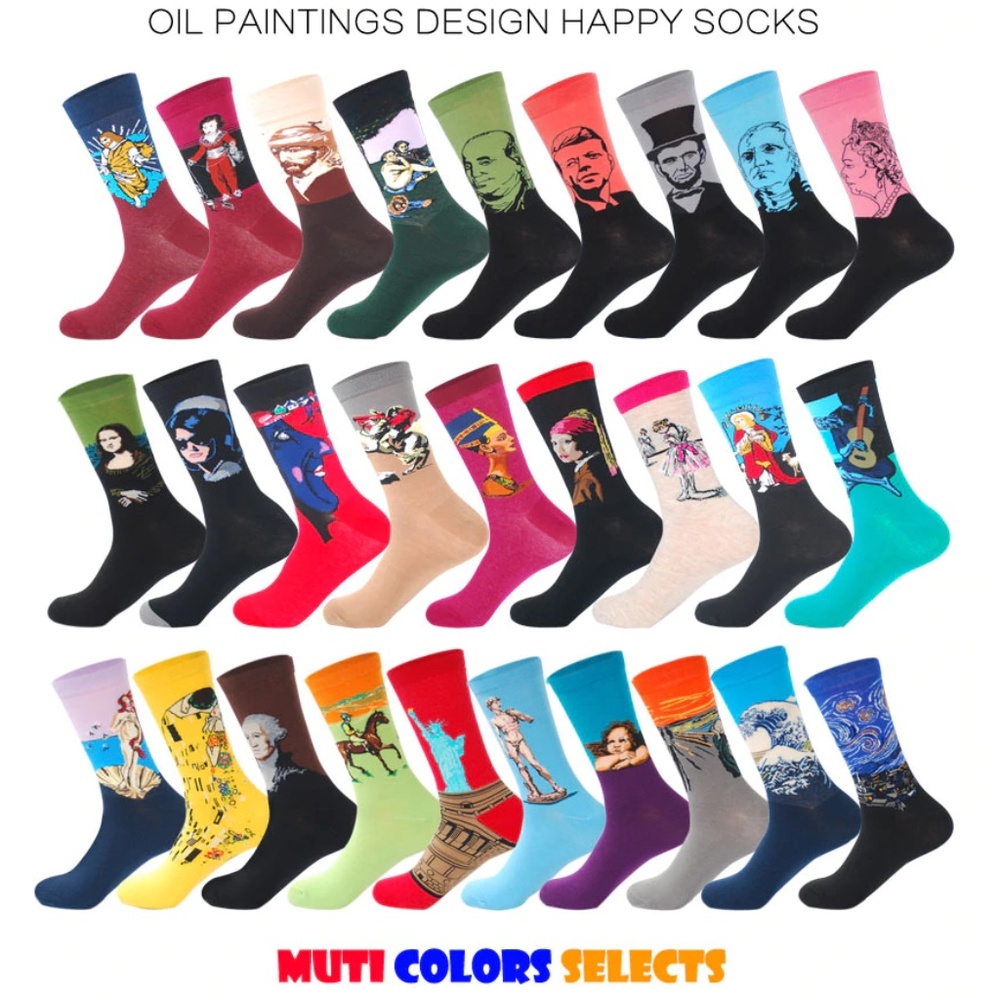 Classic Jackie Kennedy Socks 4 for $32 Any Socks - Picture 3 of 3